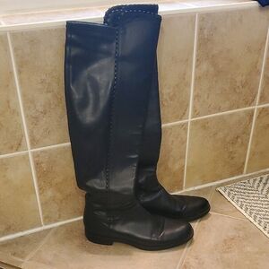 Women's Black Knee-High Boots